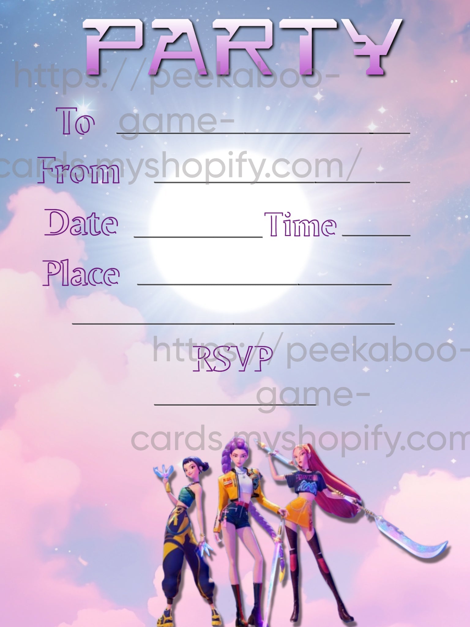 Printable Birthday Invitations