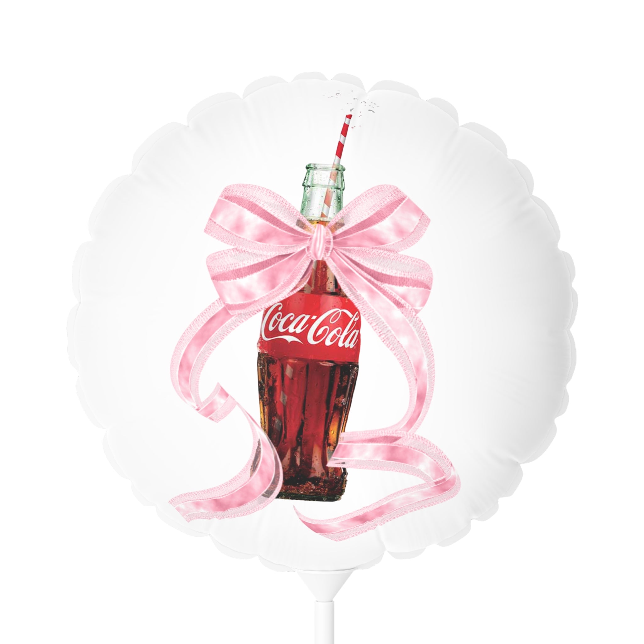 She's Ready To Pop-Soda Baby Shower Balloon — 11" Round/Heart Foil