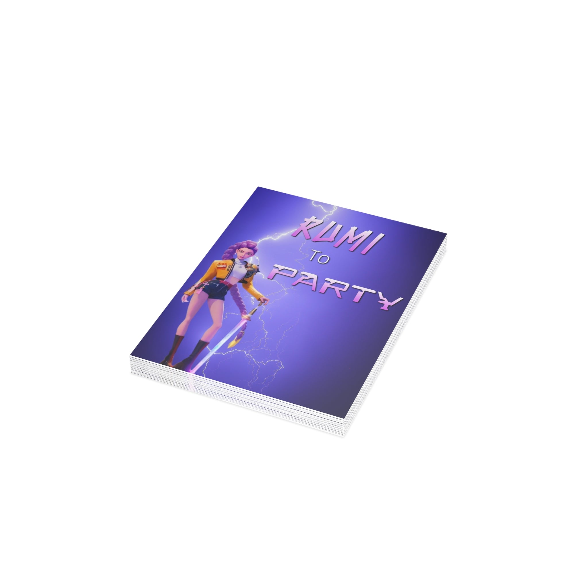 Rumi Birthday Invites (envelopes included)