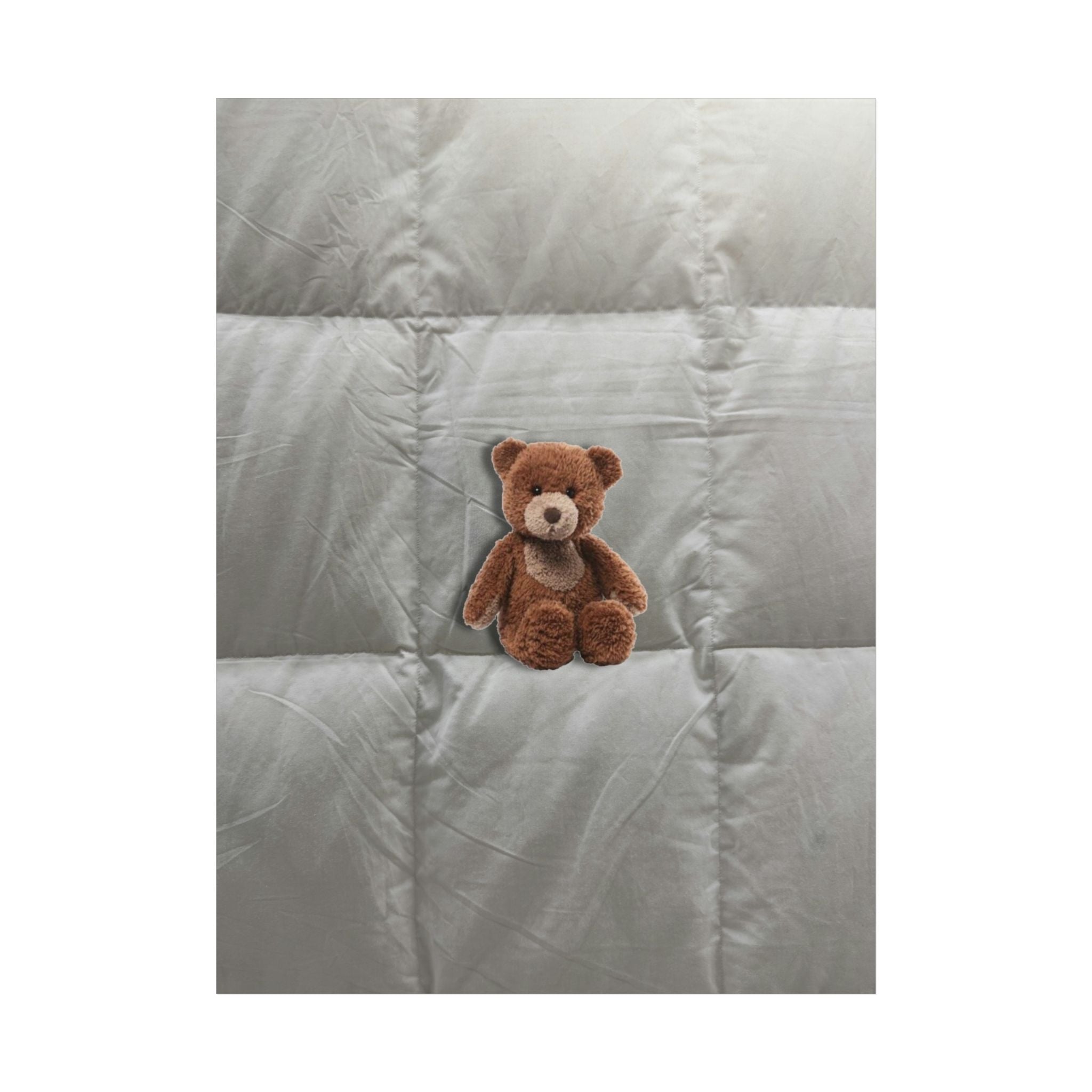 Teddy Bear Poster — Cute Plush Toy Wall Art for Nursery & Kids’ Room
