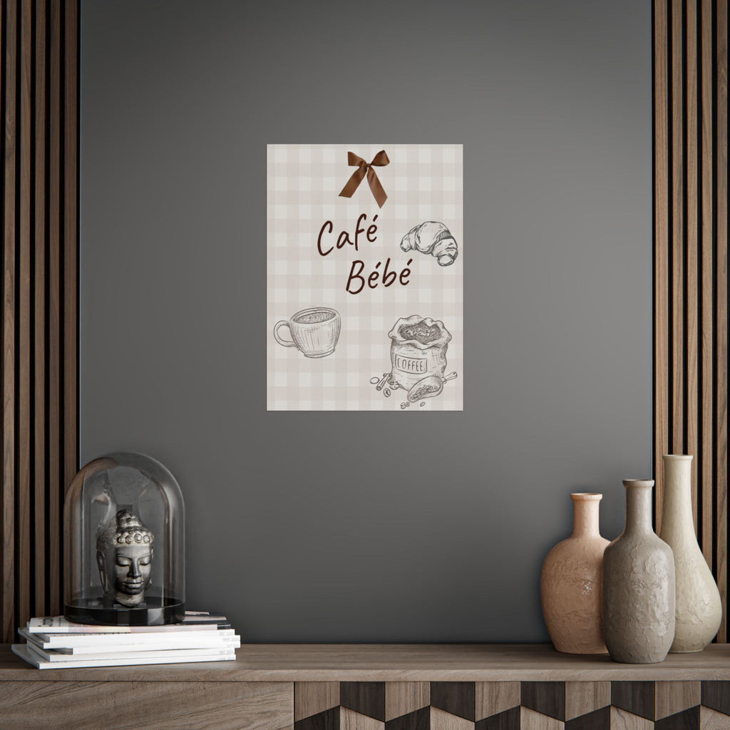 Café Bébé Poster