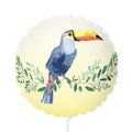 Toucan Tropical 11" Mylar Balloon — Round Party Balloon