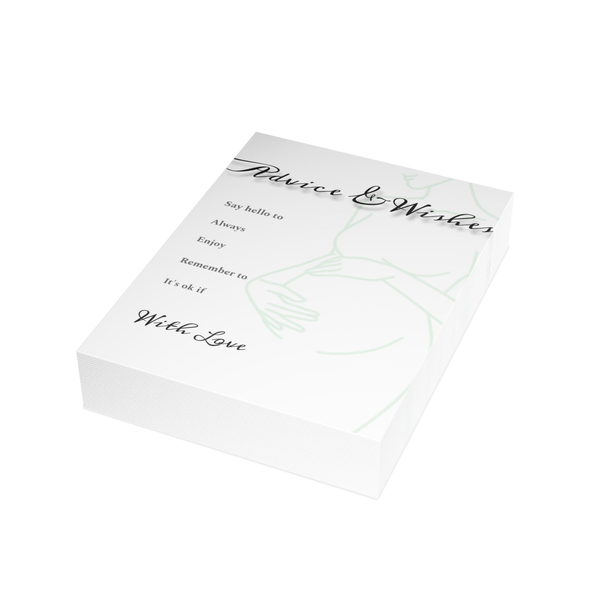 (Green) Advice and Wishes Silhouette