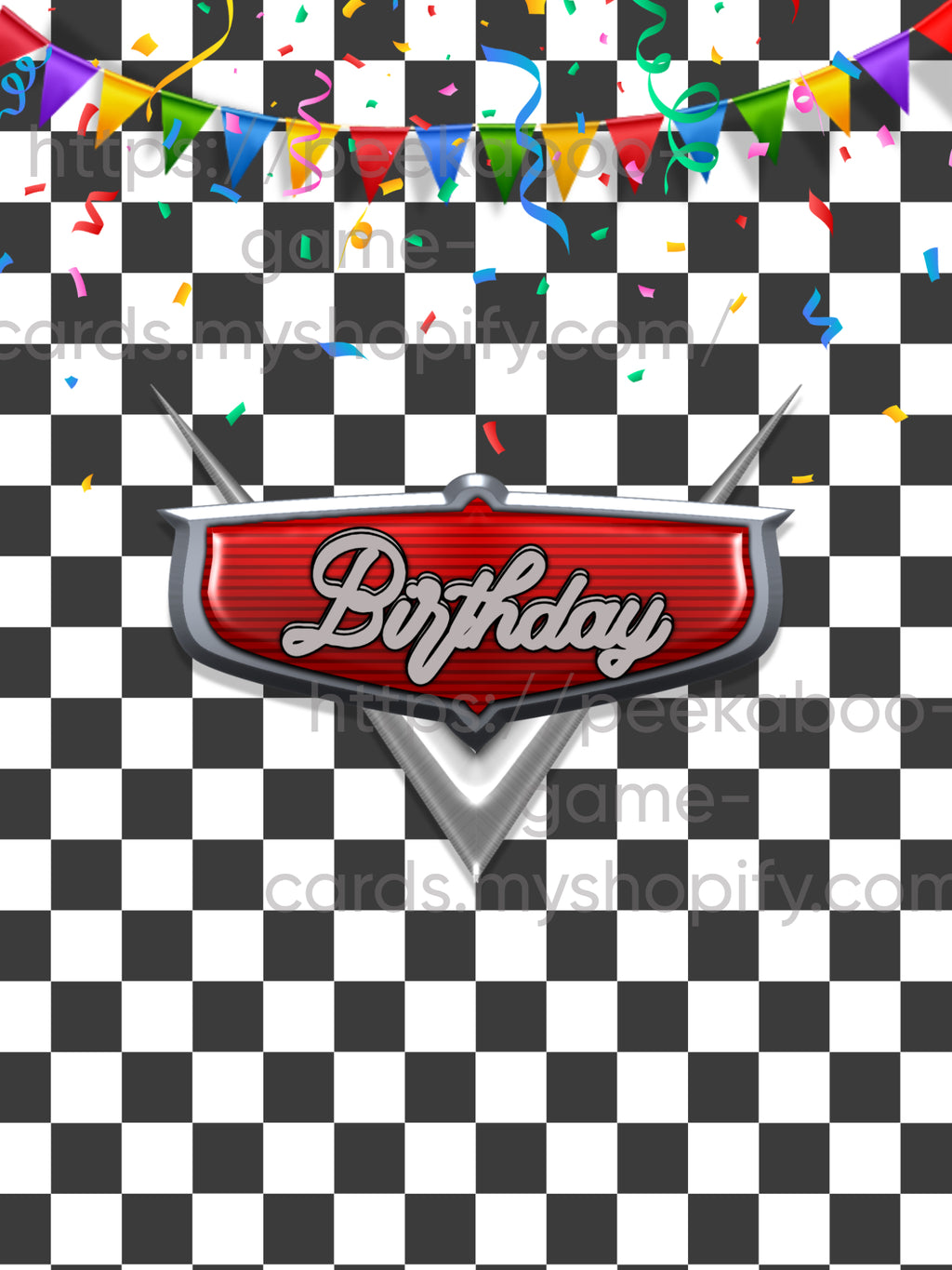 Flash Birthday Invites (Digital)