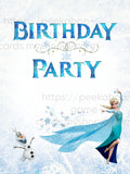 Frozen Birthday Invites (Digital)
