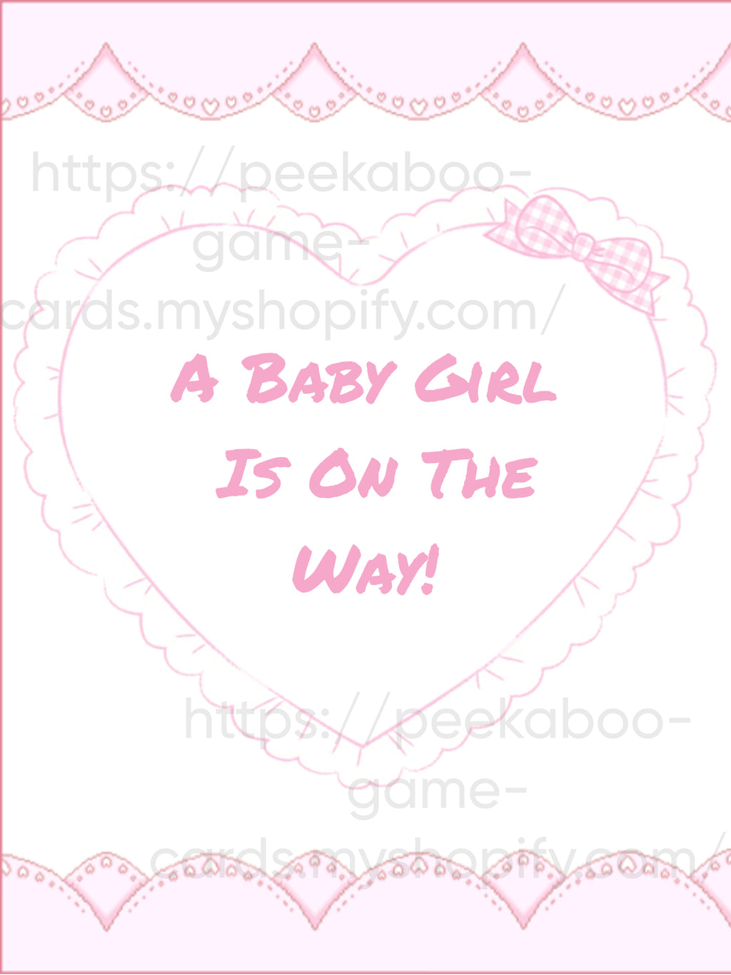 Baby Girl Prediction Cards