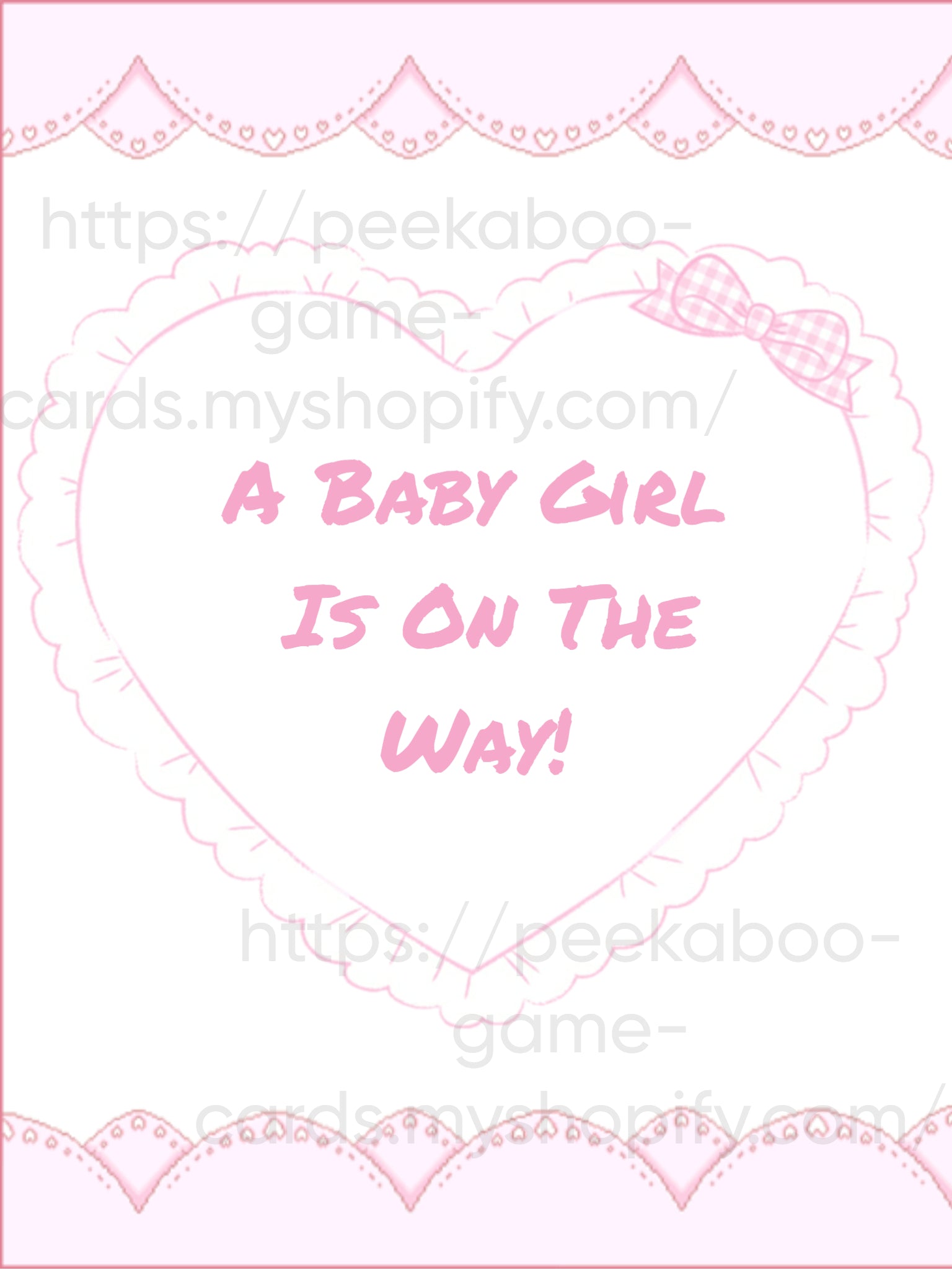 Baby Girl/ Baby Prediction Cards (Digital)