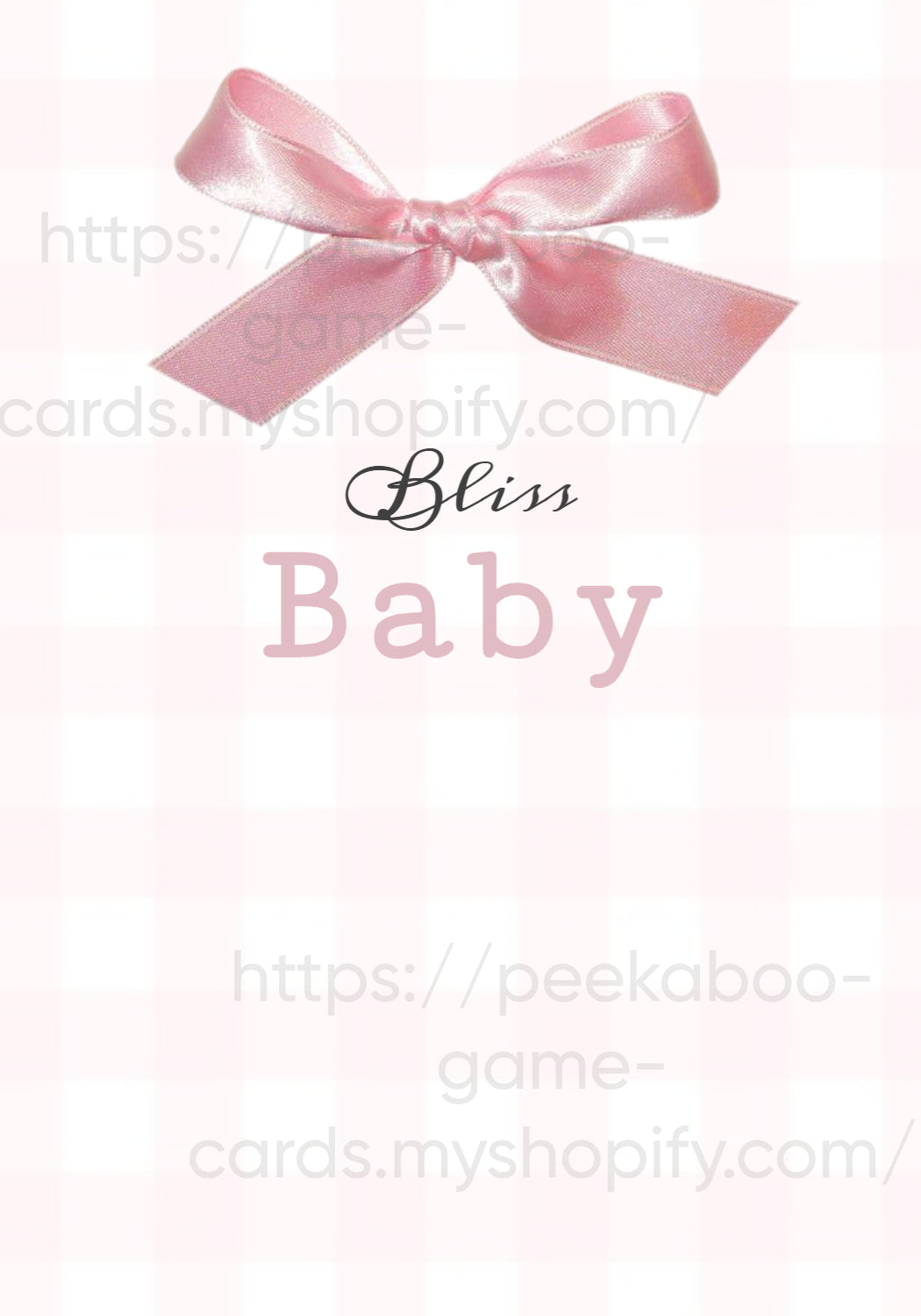 Pink Bow Prediction/Advice Cards