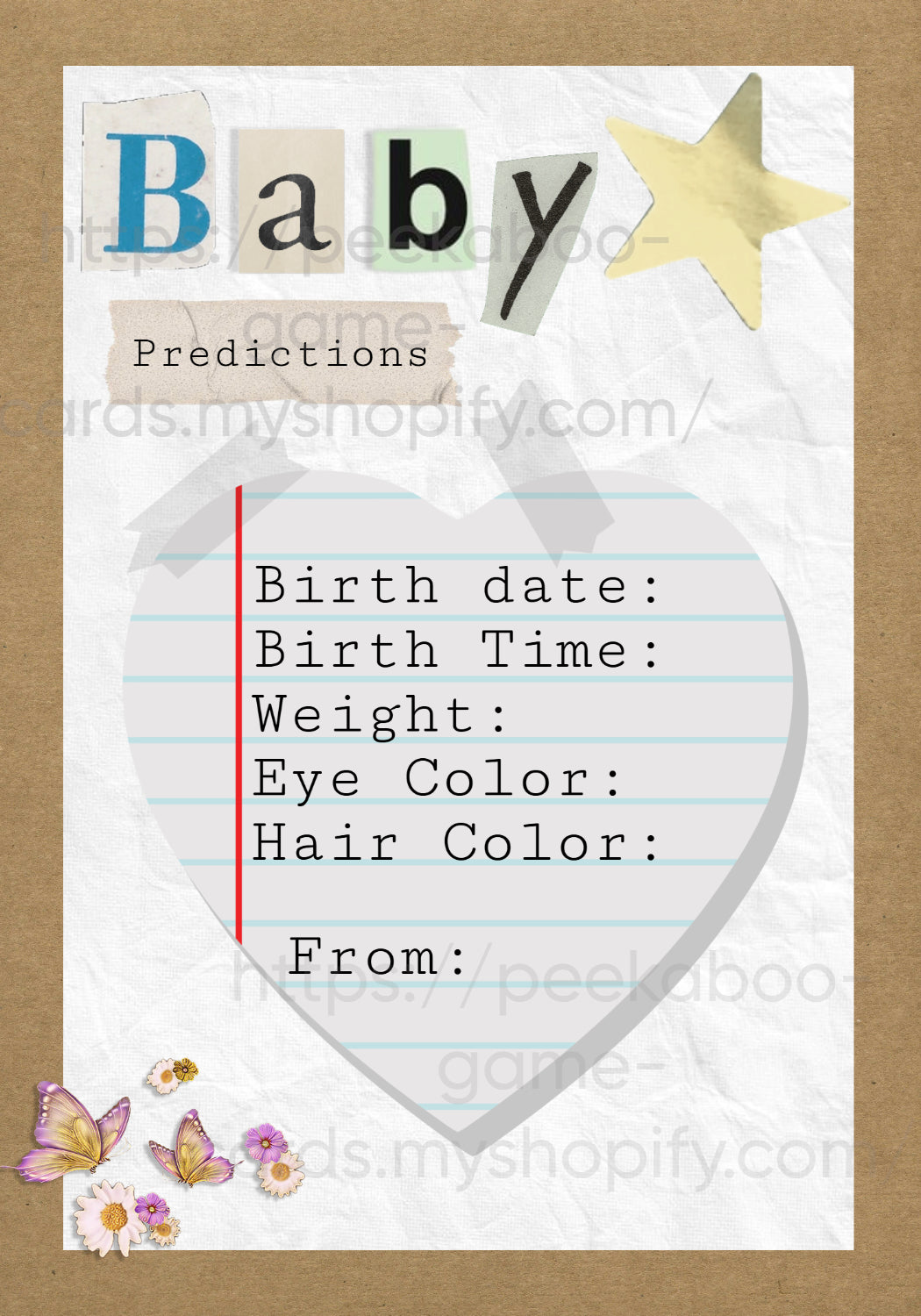 Bricolage Prediction Cards