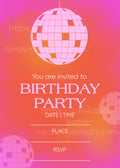 Disco Birthday Party (Printable)