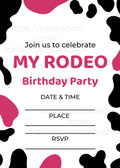 Cowgirl Birthday Party Invitation (Printable)