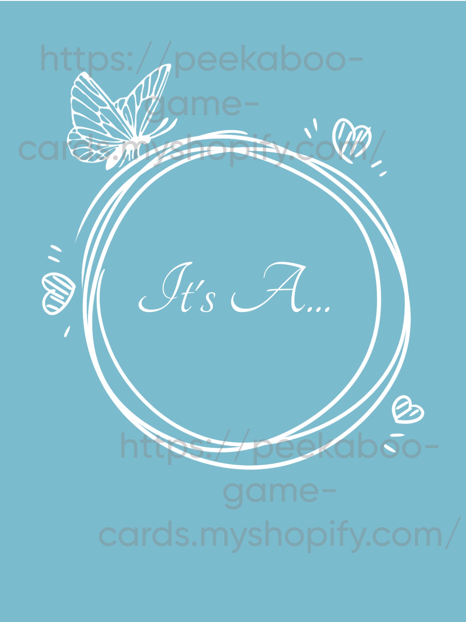 "It's A..." Baby Prediction Cards (Digital)