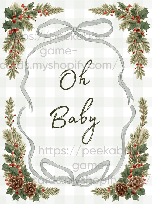 "Oh Baby" New Parents Game Cards (Digital)