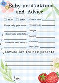 "Picnic" Baby Prediction Cards (Printable)