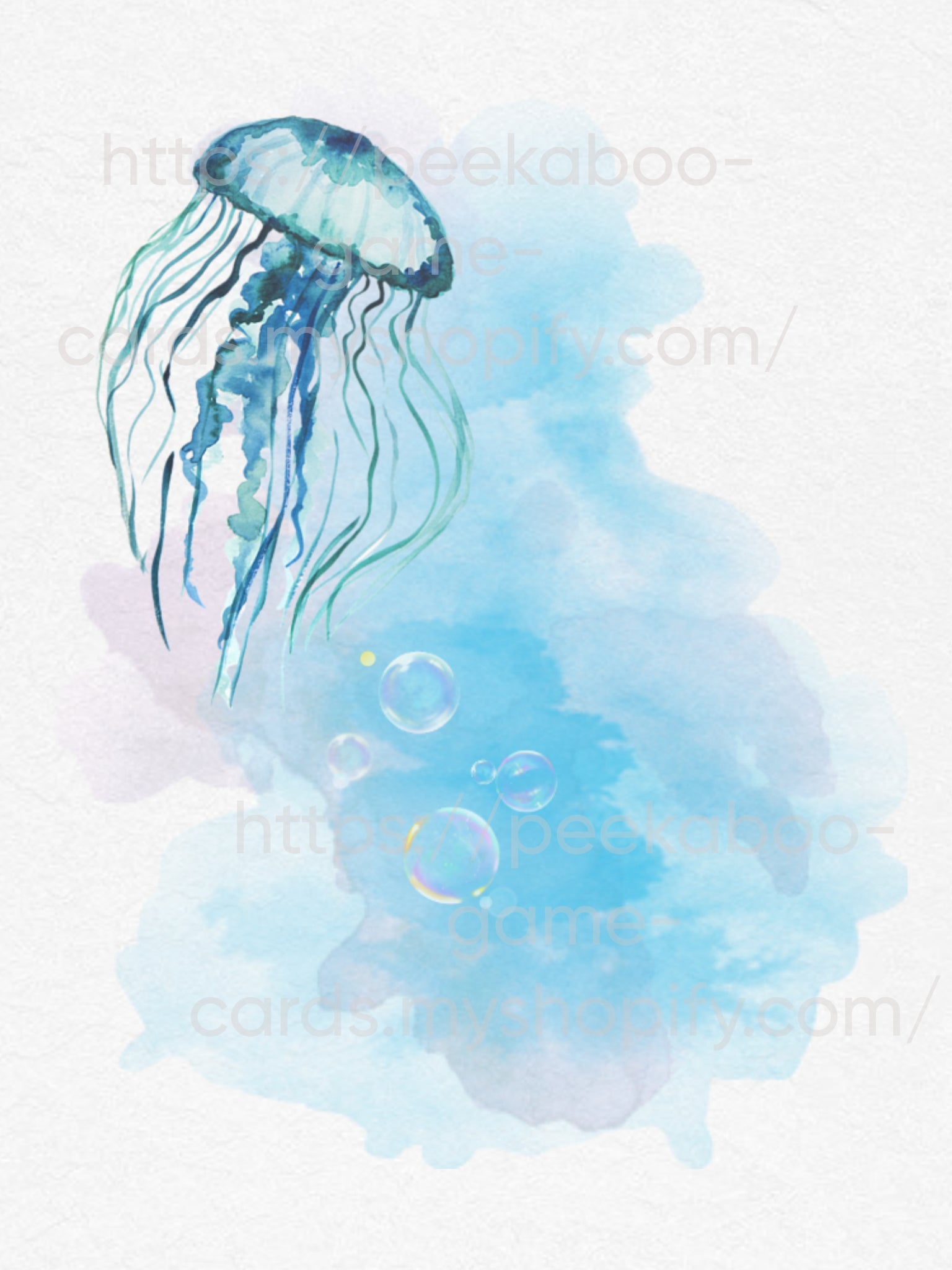 "Sea You Soon" Baby Prediction Cards