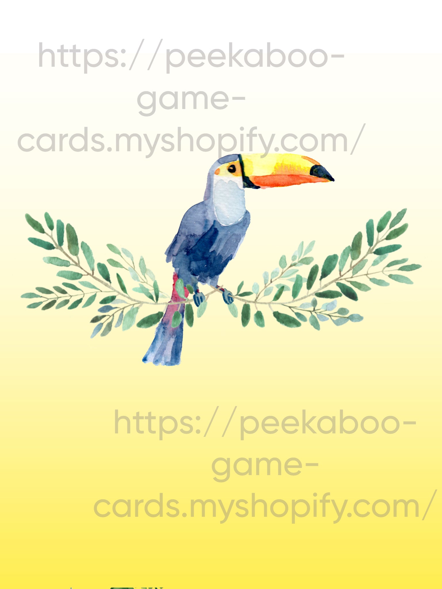 Tou-Can't Wait Baby Prediction Cards